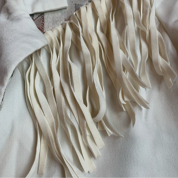 Hot Stuff Western Southwest Print Fringe Blazer - Picture 5 of 15